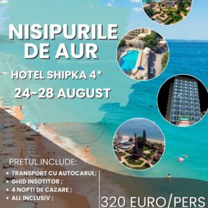 Sejur Nisipurile de Aur — Hotel Shipka 4* All Inclusive — 24-28 August