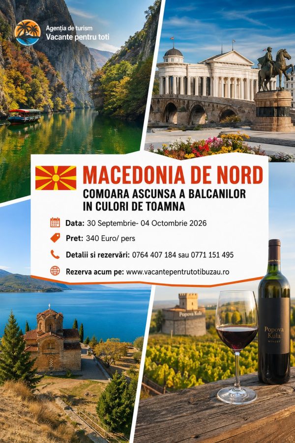 MACEDONIA DE NORD – COMOARA ASCUNSĂ A BALCANILOR 𝟑𝟎 𝐒𝐞𝐩𝐭𝐞𝐦𝐛𝐫𝐢𝐞- 𝟎𝟒 𝐎𝐜𝐭𝐨𝐦𝐛𝐫𝐢𝐞 1 MACEDONIA DE NORD – COMOARA ASCUNSĂ A BALCANILOR 𝟑𝟎 𝐒𝐞𝐩𝐭𝐞𝐦𝐛𝐫𝐢𝐞- 𝟎𝟒 𝐎𝐜𝐭𝐨𝐦𝐛𝐫𝐢𝐞