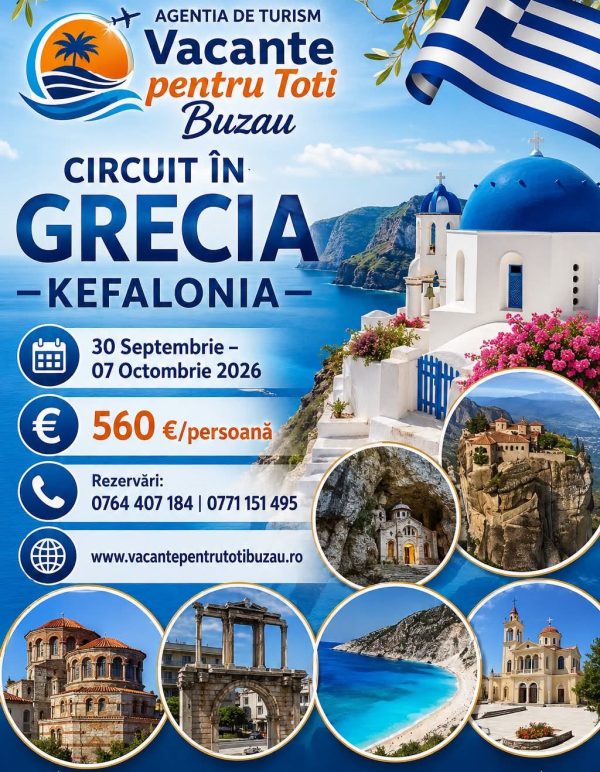 CIRCUIT GRECIA- KEFALONIA 30 Septembrie - 07 Octombrie 1 CIRCUIT GRECIA- KEFALONIA 30 Septembrie - 07 Octombrie